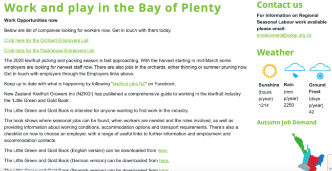 Work and play in the Bay of Plenty